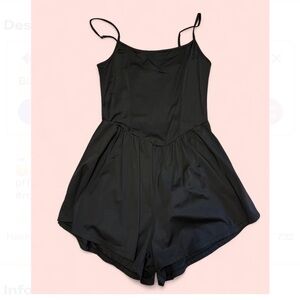 Black Spaghetti Strap Romper| Size M